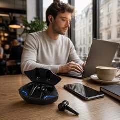 Esperanza EH231K Bluetooth ausinės į ausis TWS Black 7