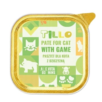 TILLO Pate Game - šlapias kačių maistas - 100g