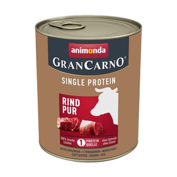 ANIMONDA GranCarno Adult Single Protein Beef - drėgnas ėdalas šunims - 800g