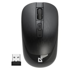 DEFENDER WIRELESS MOUSE WAVE BLACK 52995