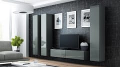 Cama VIGO 14 SZ/SZ svetainės sekcija Spinta daiktams ir garso / vaizdo technikai laikyti