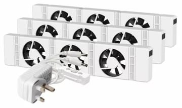 SpeedComfort Trio Set Balta Ventiliatorius