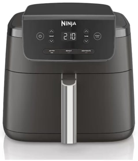 Ninja AF110EU gruzdintuvė Vienas 4,7 L Autonominės Karšto oro gruzdintuvė Juoda