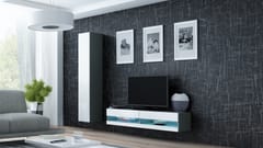 Cama VIGO NEW13SZ/BI svetainės sekcija Spinta daiktams ir garso / vaizdo technikai laikyti 1