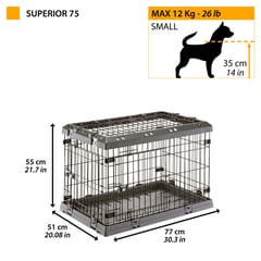 FERPLAST Superior 75 - Narvas šunims - 77 x 51 x 55 cm 2