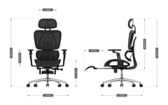 Sukamasis krėslas Expert 4.6 Black 8
