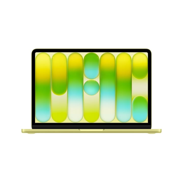 Apple MacBook Neo Apple A A18 Pro Knyginis kompiuteris 33 cm (13") 8 GB 512 GB SSD Wi-Fi 6E (802.11ax) macOS Tahoe Gelsvai žalsva spalva