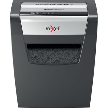 Rexel Momentum X312 dokumentų naikiklis Smulkinimas mažais gabalėliais Juoda, Pilka