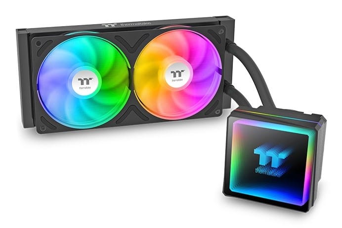 Thermaltake TH240 V3 ARGB Procesorius Universalusis skystinis aušintuvas 12 cm Juoda 1 vnt