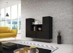 Cama ROCO18 CZ/CZ/CZ svetainės sekcija Spinta daiktams ir garso / vaizdo technikai laikyti 1