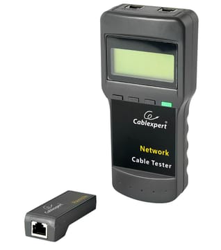 Cablexpert NCT-31 skaitmeninis tinklo kabelio testeris, juodas
