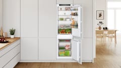 šaldytuvo-šaldiklio derinys BOSCH KIV86VFE1 Įmontuojamas 267 l talpos baltas 2
