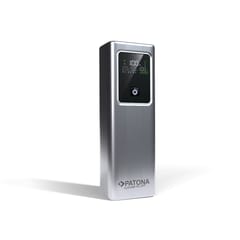 PATONA Platinum Powerbank Luxury One PD100 | 20000mAh | PD 100W | USB-C + USB-A Sidabrinis, Juodas 1