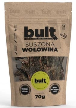 BULT Eko Džiovinta jautiena - skanėstas šunims - 70g
