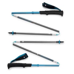 DIAMOND BLACK DISTANCE CARBON TREKKING POLES, 125CM - DESERT SKY 1