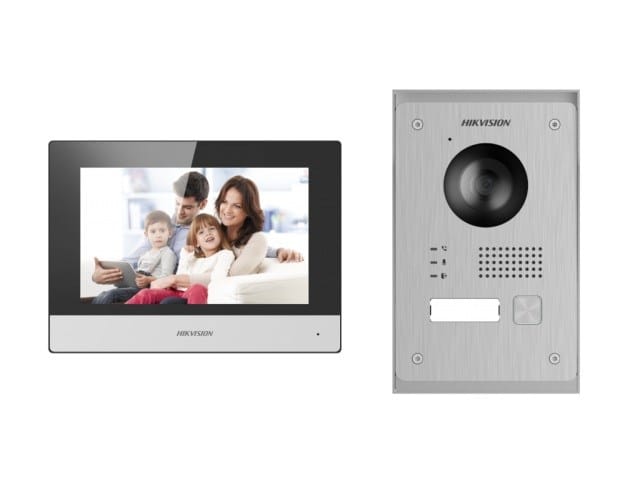 „HIKVISION“ VAIZDO ĮĖJIMO DURŲ RINKINYS DS-KIS703Y-P