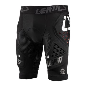 Apsauginiai šortai LEATT Impact Shorts 3DF 4.0, dydis M, juodi