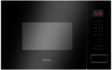 Amica AMMB20E2SGB X-TYPE įmontuojama mikrobangų krosnelė 20 l 1000 W Juoda