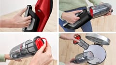 Bosch Serie 4 BBH3ZOO28 siurblys-šluota / elektrinė šluota Dulkių siurbliui šluotai Baterija Sausa Bemaišis 0,4 L Raudona 2,15 Ah 8