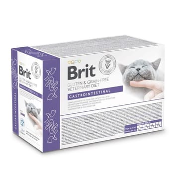 BRIT Veterinary Gastrointestinal Lamb - šlapias kačių maistas - 12x85g