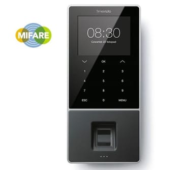 "Safescan TimeMoto TM-828 SC" darbo laiko apskaitos sistema RFID, pirštų atspaudų skaitytuvas, PIN, MIFAME, iDESfire