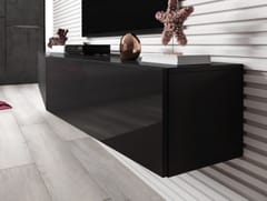 Cama VIGO SLANT 7 CZ svetainės sekcija Spinta daiktams ir garso / vaizdo technikai laikyti 3