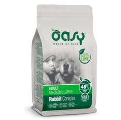 OASY One Animal Protein Adult Medium/Large Rabbit - sausas maistas šunims - 12kg
