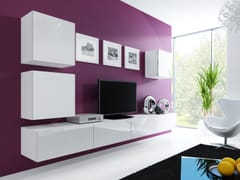 Cama VIGO 22 BI/BI svetainės sekcija Spinta daiktams ir garso / vaizdo technikai laikyti