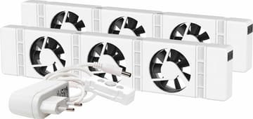 SpeedComfort Duo Set Balta Ventiliatorius