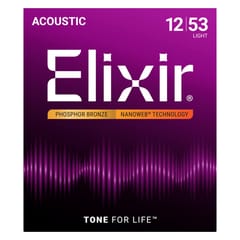 Elixir 16052 Phosphor Bronze Light NW - akustinės gitaros stygos (12-53) 1