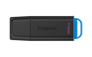 Kingston Technology DataTraveler Exodia USB atmintukas 128 GB USB A tipo 3.2 Gen 1 (3.1 Gen 1) Juoda, Mėlyna