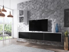 Cama ROCO7 BI/BI/CZ svetainės sekcija Spinta daiktams ir garso / vaizdo technikai laikyti 1