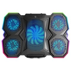 RAMPAGE nešiojamojo kompiuterio aušinimo padas su RGB apšvietimu 2