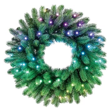 „Twinkly“ iš anksto apšviestas vainikas 50 RGB LED Žalias laidas Kištukas C tipo