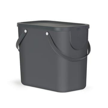 ROTHO Albula Anthracite - atliekų rūšiavimo konteineris - 25l