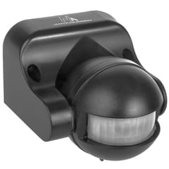 "Maclean" infraraudonųjų spindulių PIR judesio detektorius IP44 pilkos spalvos diapazonas 12 m maksimali apkrova 800/1200 W MCE358 GR 1