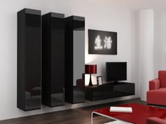 Cama VIGO 14 CZ/CZ svetainės sekcija Spinta daiktams ir garso / vaizdo technikai laikyti 2