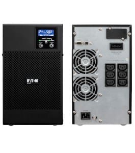 Eaton 9E 2000I nepertraukiamo maitinimo resursai (UPS) Dviguba konversija (prisijungus) 2 kVA 1600 W 6 AC išvestis(ys / čių)