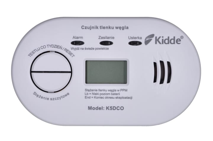 K5DCO KIDDE ANGLIES MONOKSIDO IR ANGLIES MONOKSIDO DETEKTORIUS