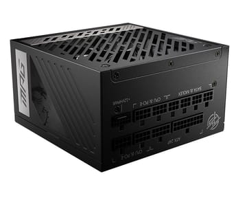 MSI MPG A1000G PCIE5 maitinimo blokas 1000 W 20+4 pin ATX ATX Juoda