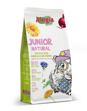 ALEGIA Junior Natural - maistas jūrų kiaulytė - 650g