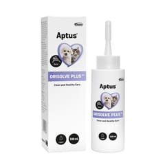 APTUS Orisolve Plus - ausų valymo tirpalas šunims ir katėms – 100 ml