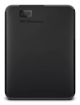 Western Digital Elements WDBHJS0060BBK-WESN išorinis kietasis diskas 6 TB 2.5" Micro-USB B 3.2 Gen 1 (3.1 Gen 1) Juoda