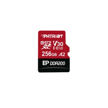Patriot Memory EP DDR200 flash atmintis 256GB MicroSDXC 160/120 MB/s (PEF256GEP33MCX)