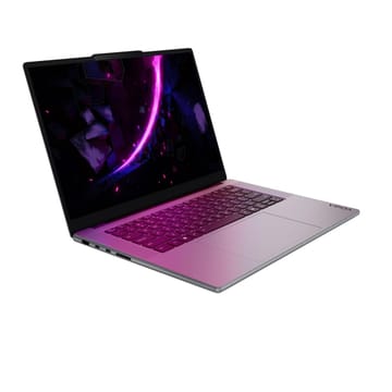 „Lenovo Yoga Pro 7i Aura Edition Ultra 7 356H“ 15,3 colių 2,5K WQXGA OLED 500 nits 165 Hz AG 32 GB LPDDR5X-8533 SSD 1 TB „GeForce RTX 5050“ 8 GB kamera 5,0 MP + IR 84 Wh „Windows 11 Pro“ „Luna Grey“