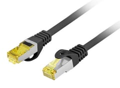 Lanberg PCF6A-10CU tinklo kabelis Juoda 2 m Cat6a S/FTP (S-STP) Turas 1