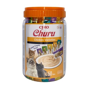 INABA Churu Varieties Chicken - skanėstas katėms - 50 x 14g