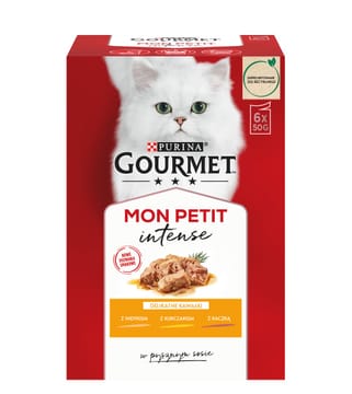 GOURMET Mon Petit Poultry Mix - šlapias kačių maistas - 6 x 50 g