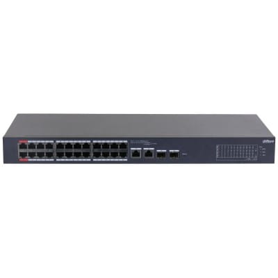 Dahua Technology DH-CS4226-24ET-240 tinklo komutatorius Valdomas L2 Gigabit Ethernet (10/100/1000) Maitinimas per Eternetą (PoE) Juoda
