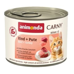 ANIMONDA Carny Kitten Beef with turkey - šlapias kačių maistas - 200g